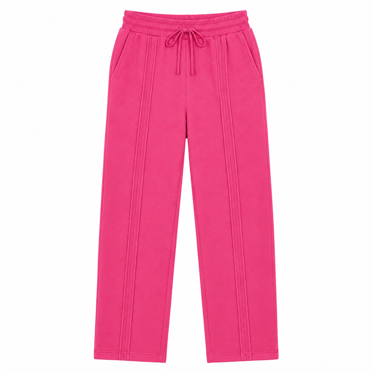 Pantalón Jogger de Dama — 3 pespuntes y tallas S a 3XL — color fucsia [ca-cor:fucsia] [ca-quadro:01-principal]
