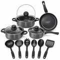 Set de Ollas y Utensilios 13 Piezas — mango ergonómico — color gris [ca-cor:gris] [ca-quadro:01-principal]
