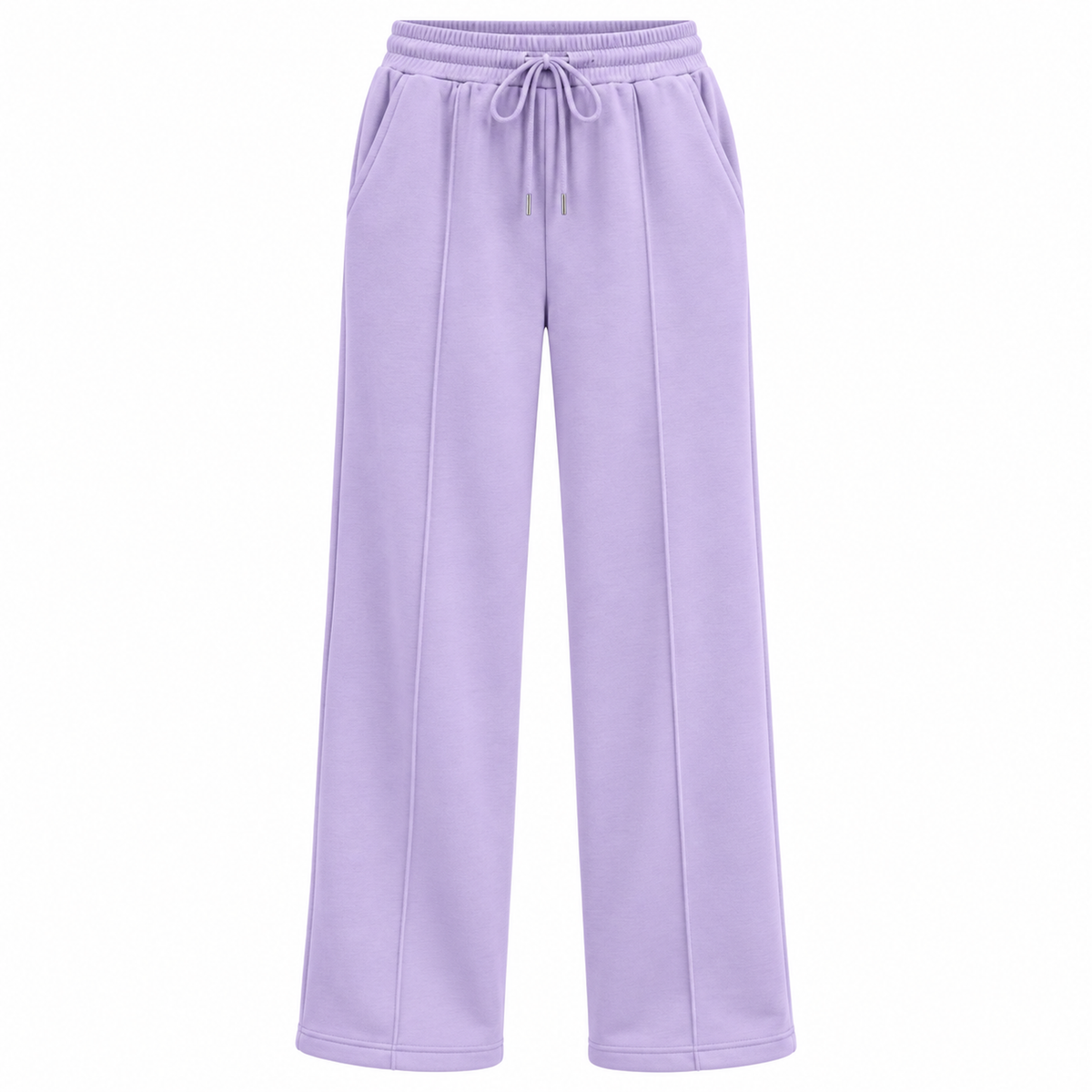 Jogger Bota Recta — tela perchada y ajuste relajado — color lila [ca-cor:lila]