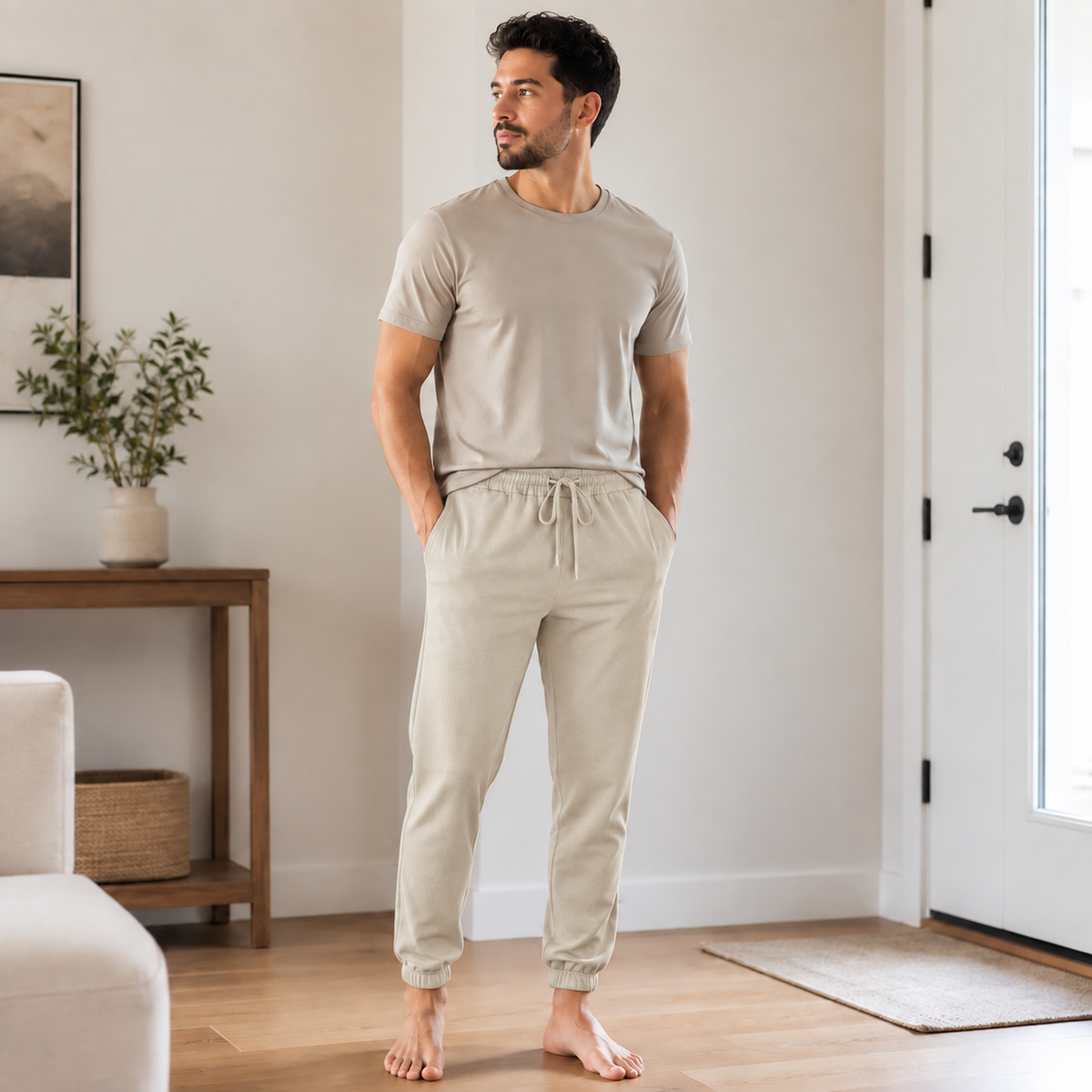 Pantalón Jogger Hombre — ajuste en pretina — imagen 6