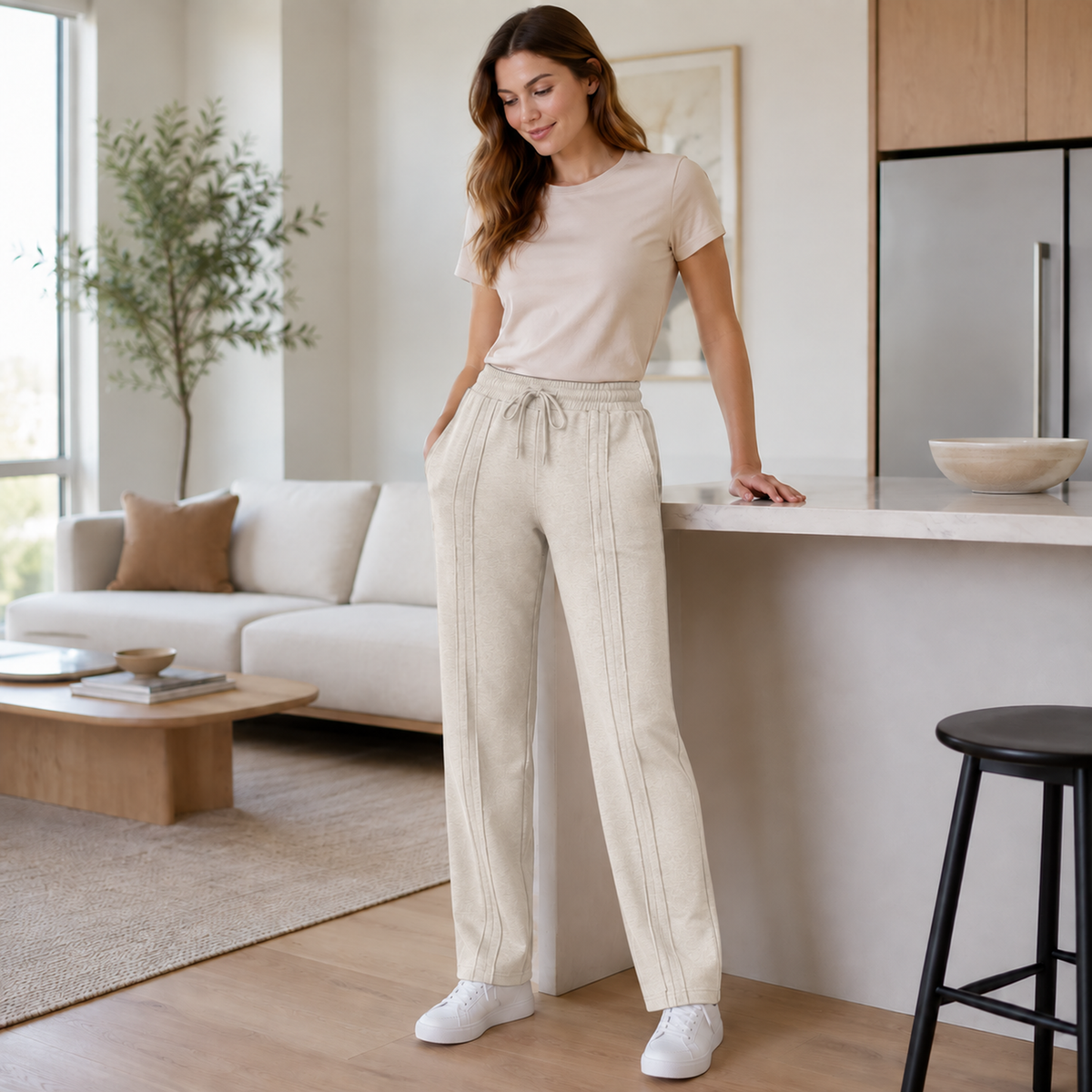 Pantalón Jogger de Dama — 3 pespuntes y tallas S a 3XL — imagen 25