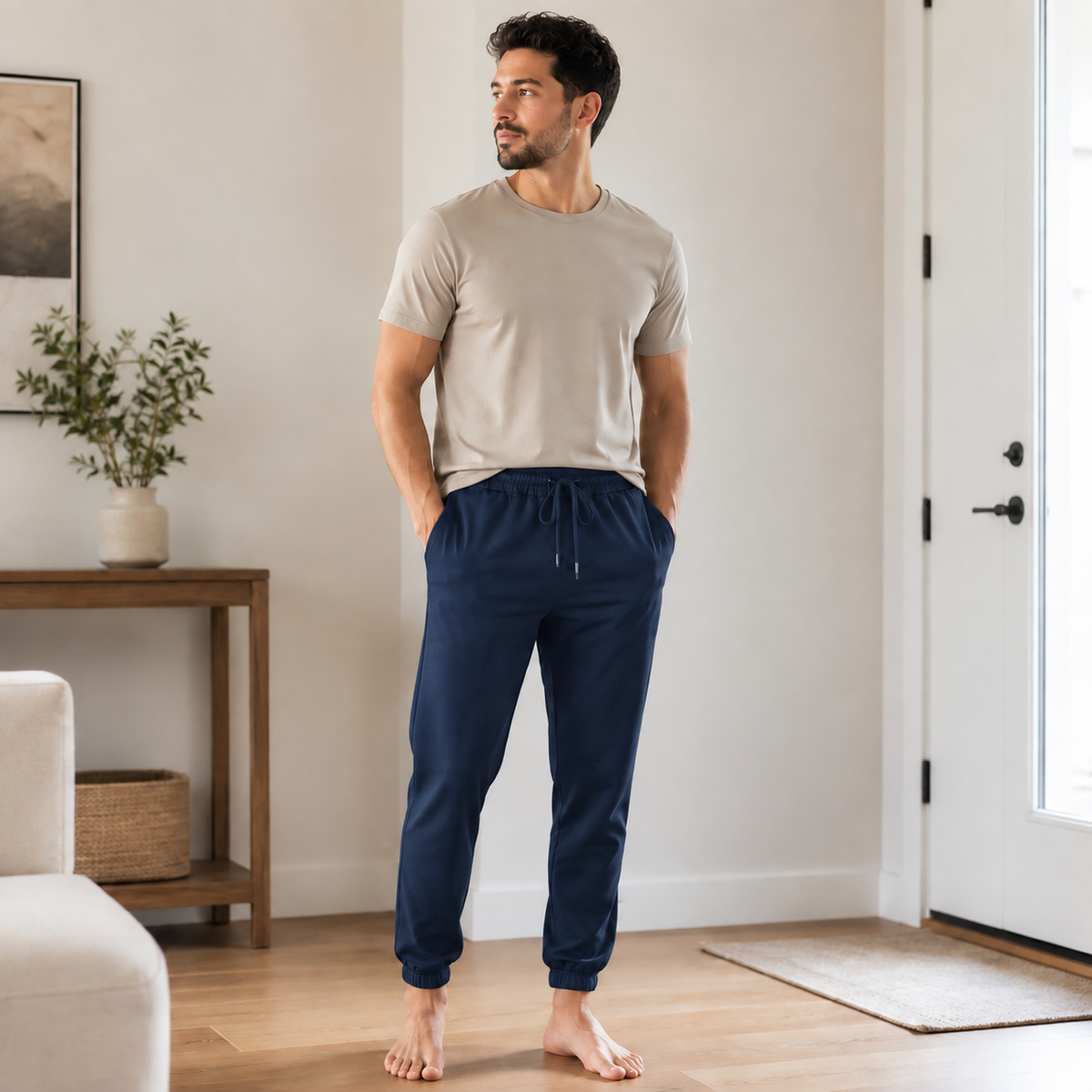 Pantalón Jogger Hombre — ajuste en pretina — imagen 7