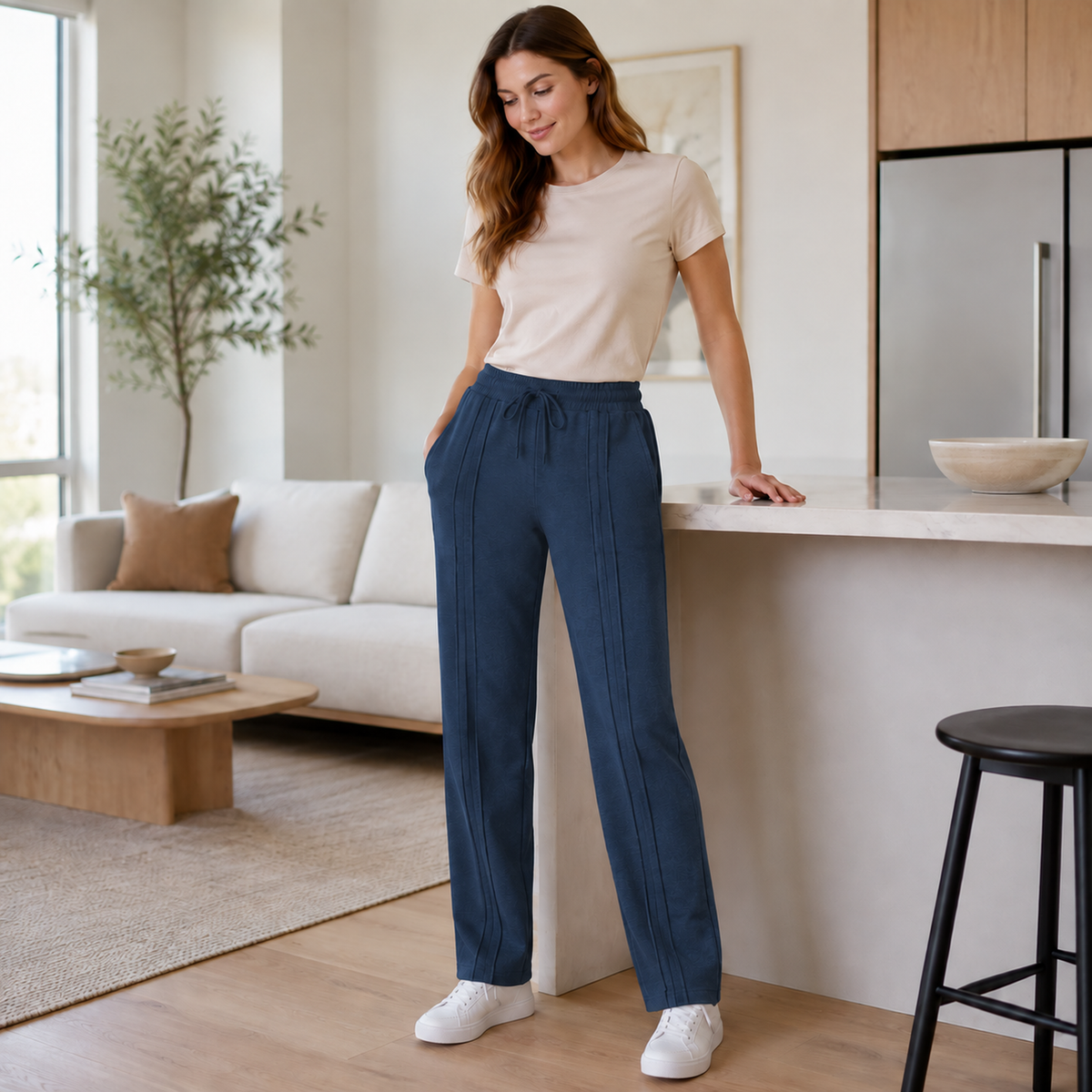 Pantalón Jogger de Dama — 3 pespuntes y tallas S a 3XL — imagen 27