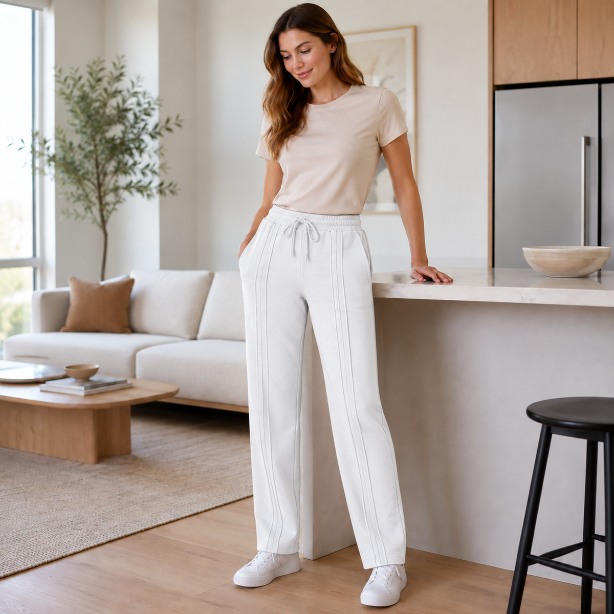 Pantalón Jogger de Dama — 3 pespuntes y tallas S a 3XL — imagen 30