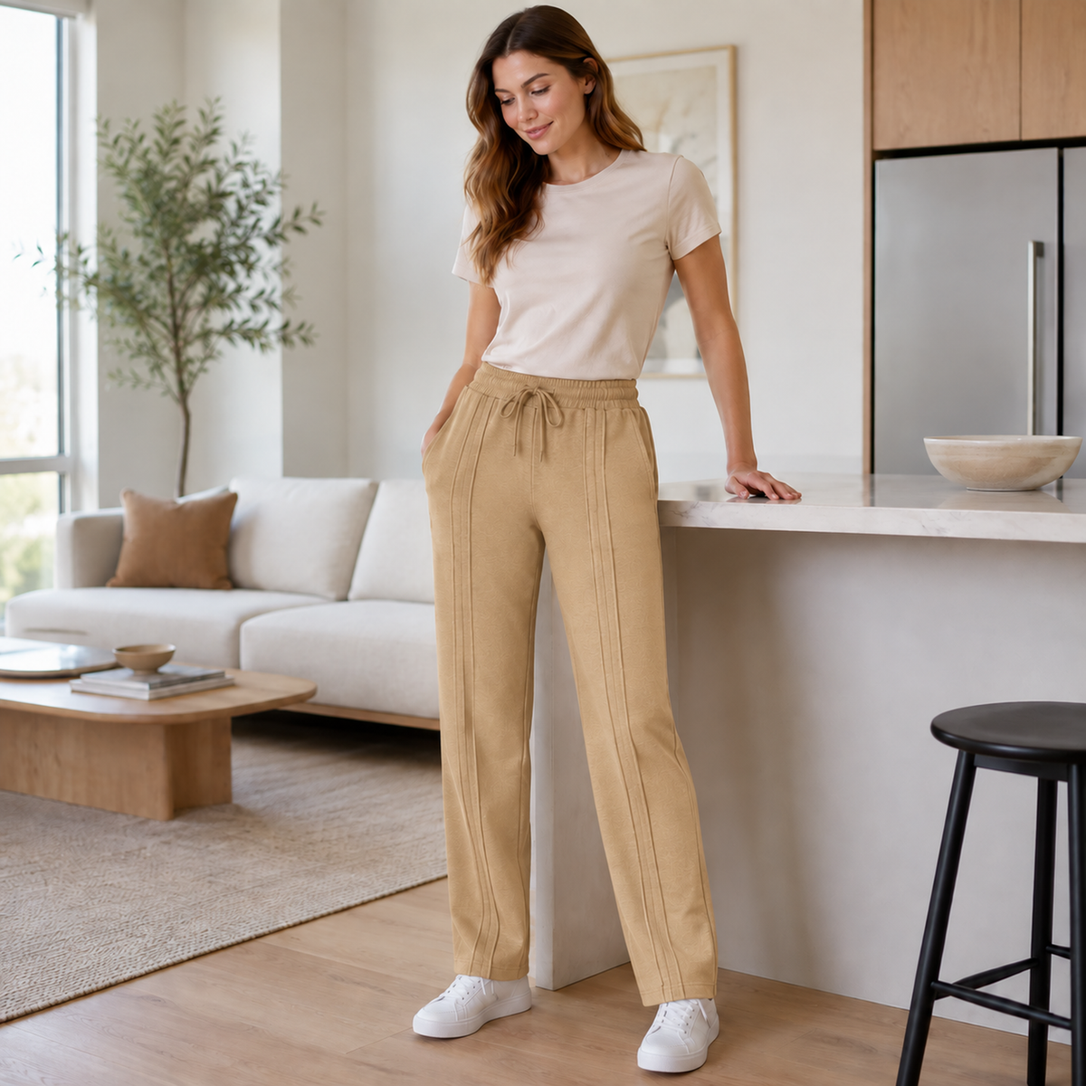 Pantalón Jogger de Dama — 3 pespuntes y tallas S a 3XL — imagen 31