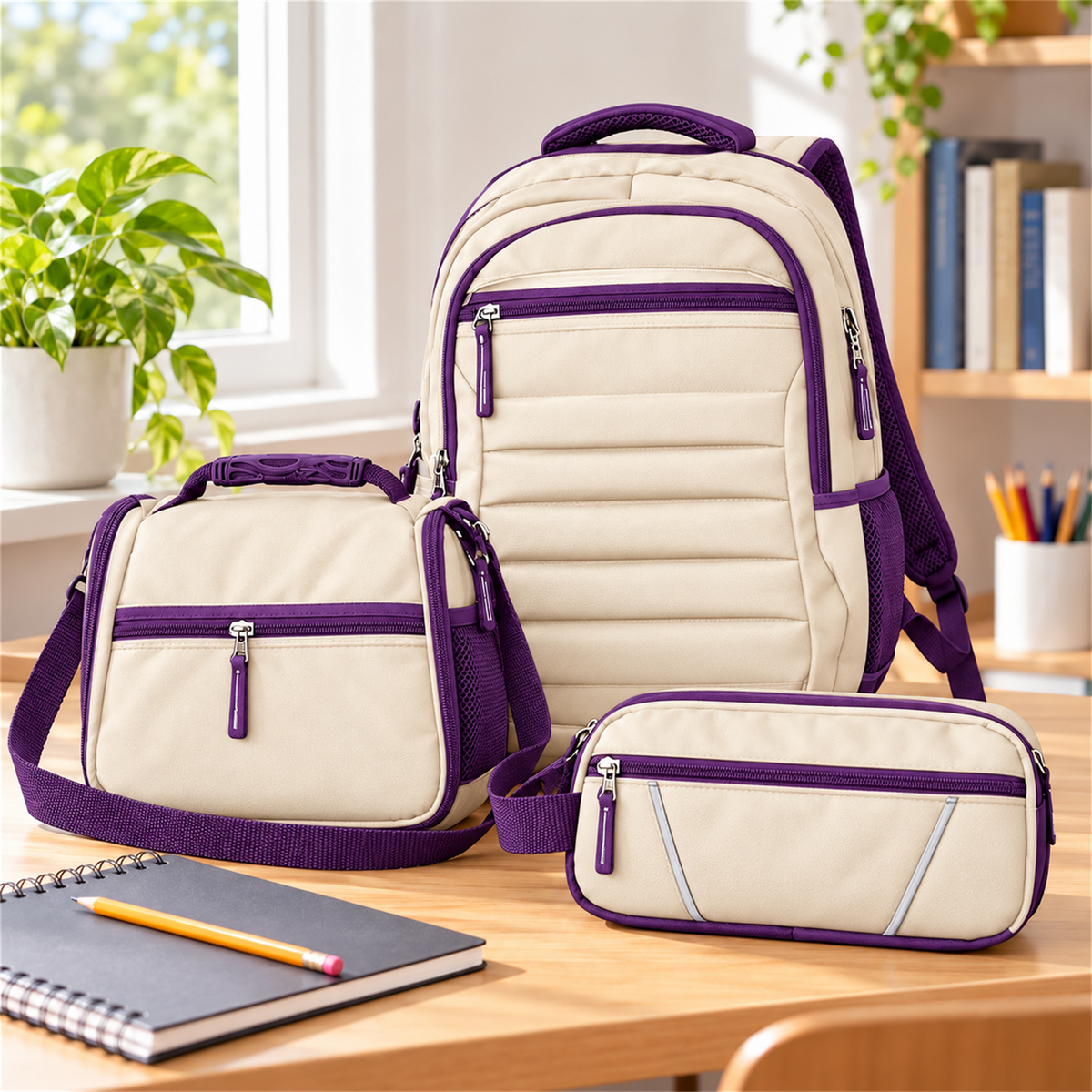 Morral Tipo Totto 3 en 1 con Lonchera y Cartuchera — imagen 42