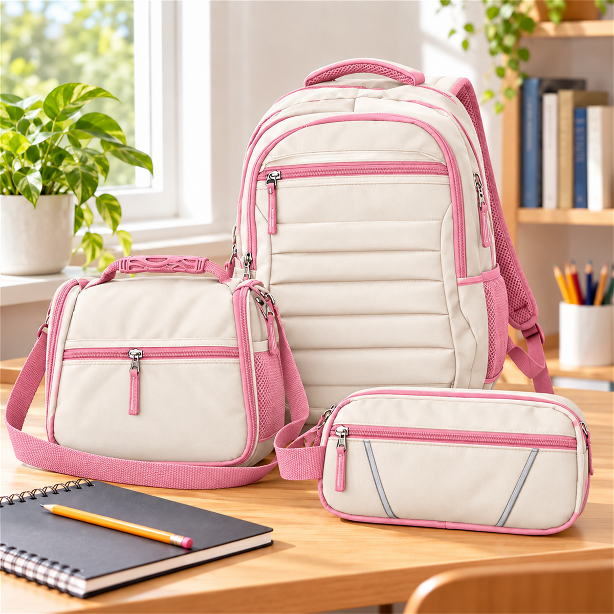 Morral Tipo Totto 3 en 1 con Lonchera y Cartuchera — imagen 43