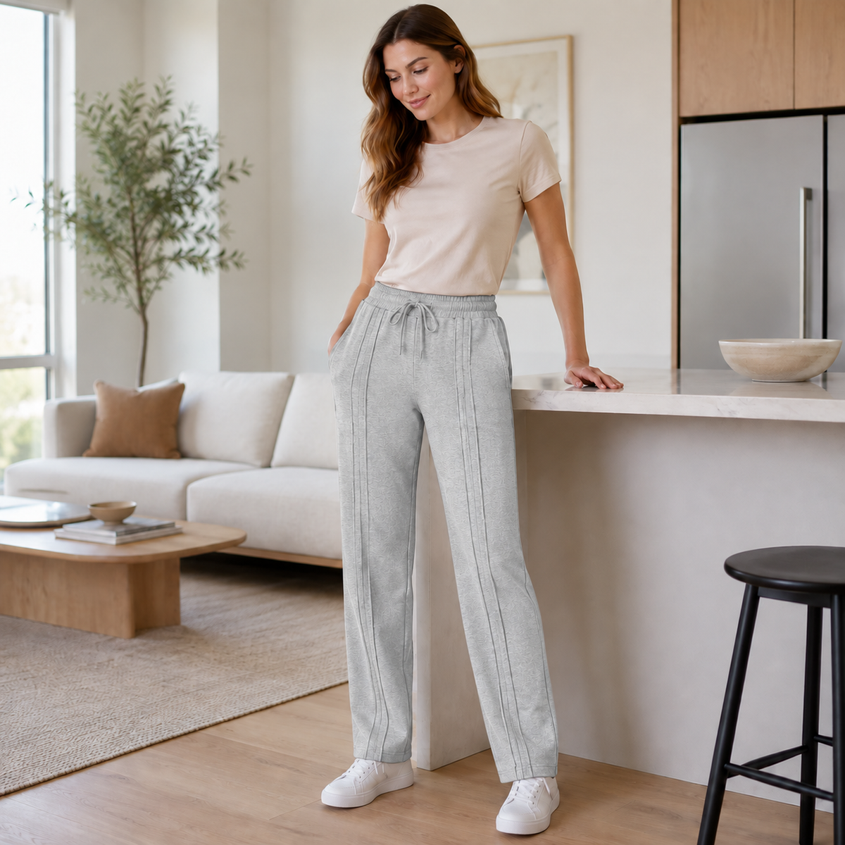 Pantalón Jogger de Dama — 3 pespuntes y tallas S a 3XL — imagen 33