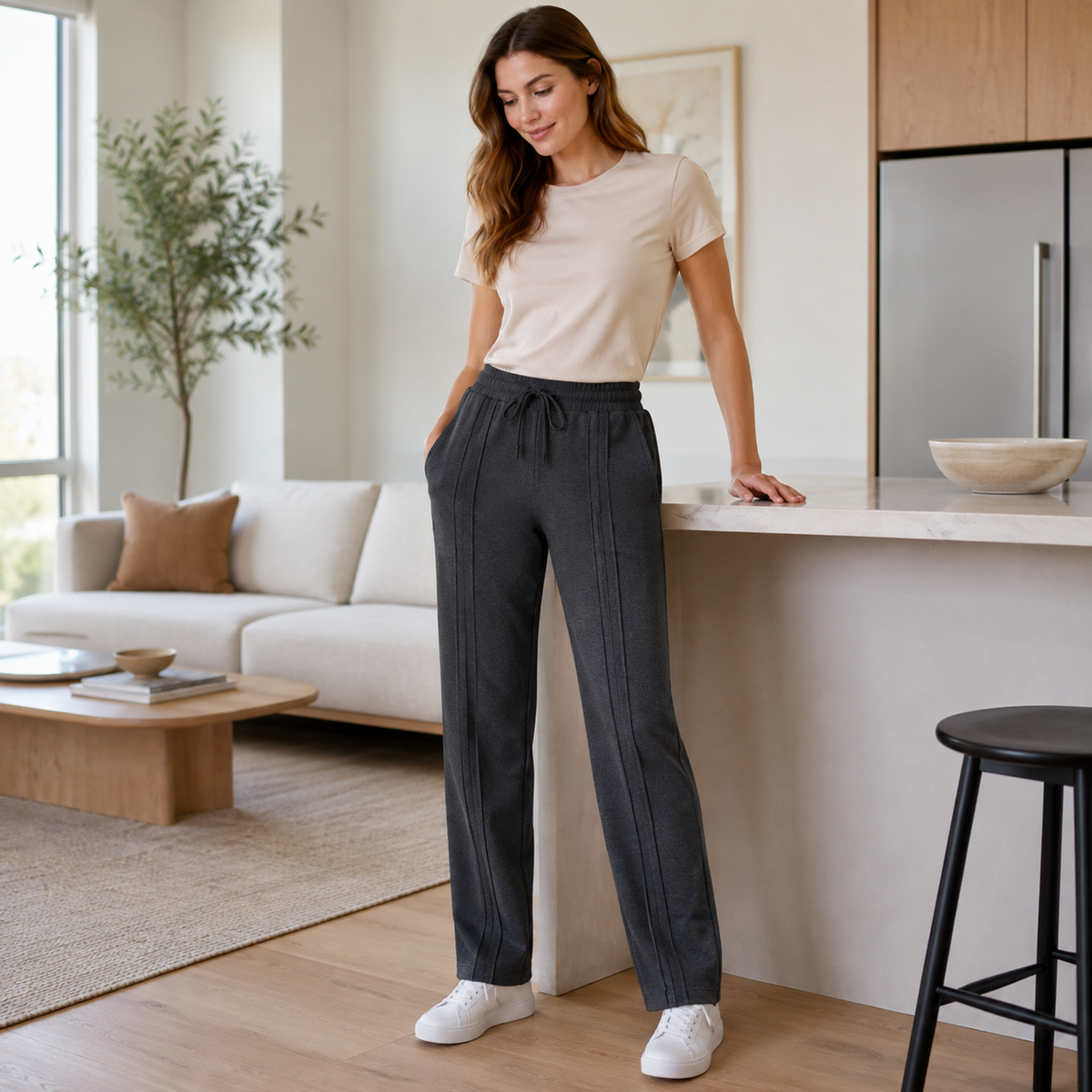Pantalón Jogger de Dama — 3 pespuntes y tallas S a 3XL — imagen 34