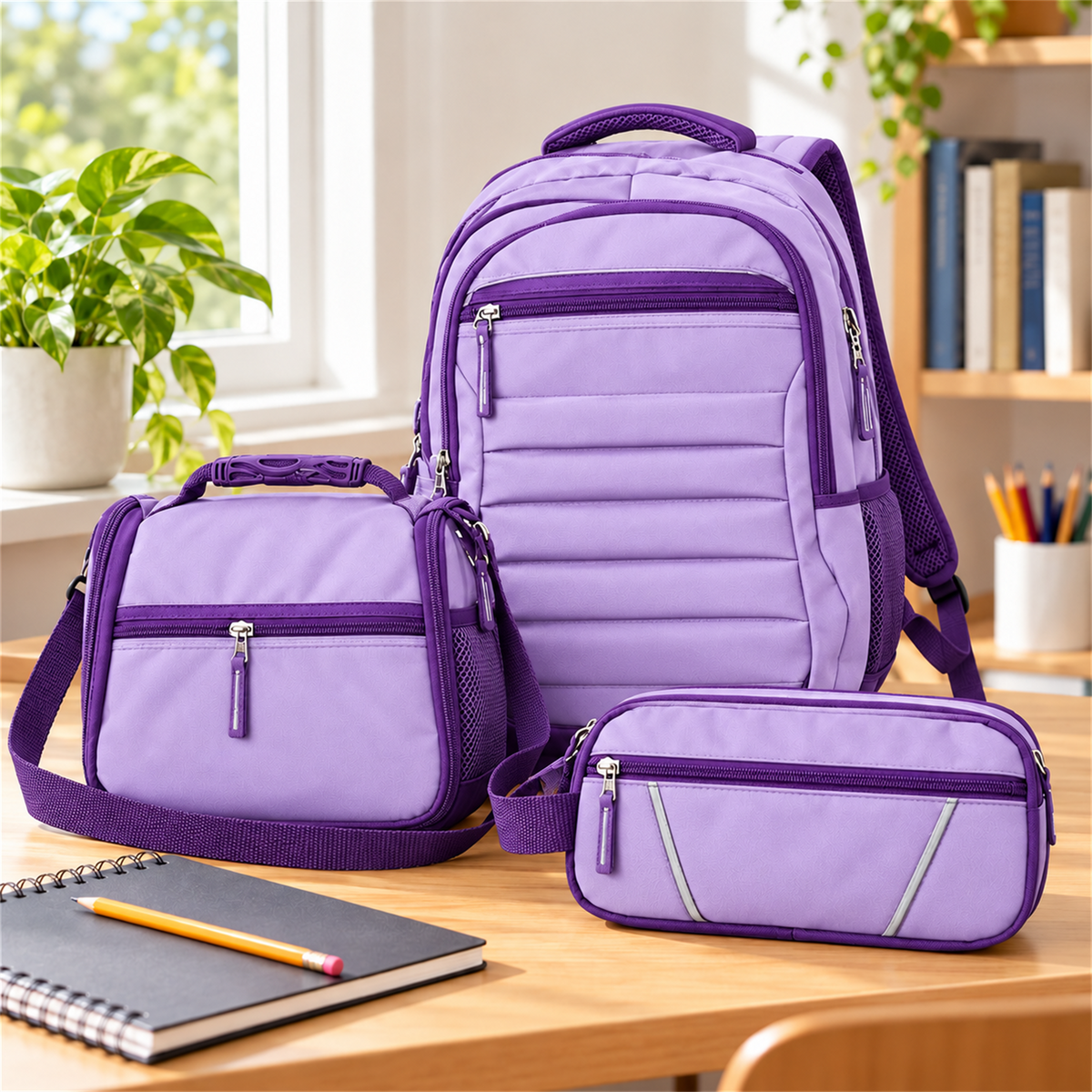 Morral Tipo Totto 3 en 1 con Lonchera y Cartuchera — imagen 48