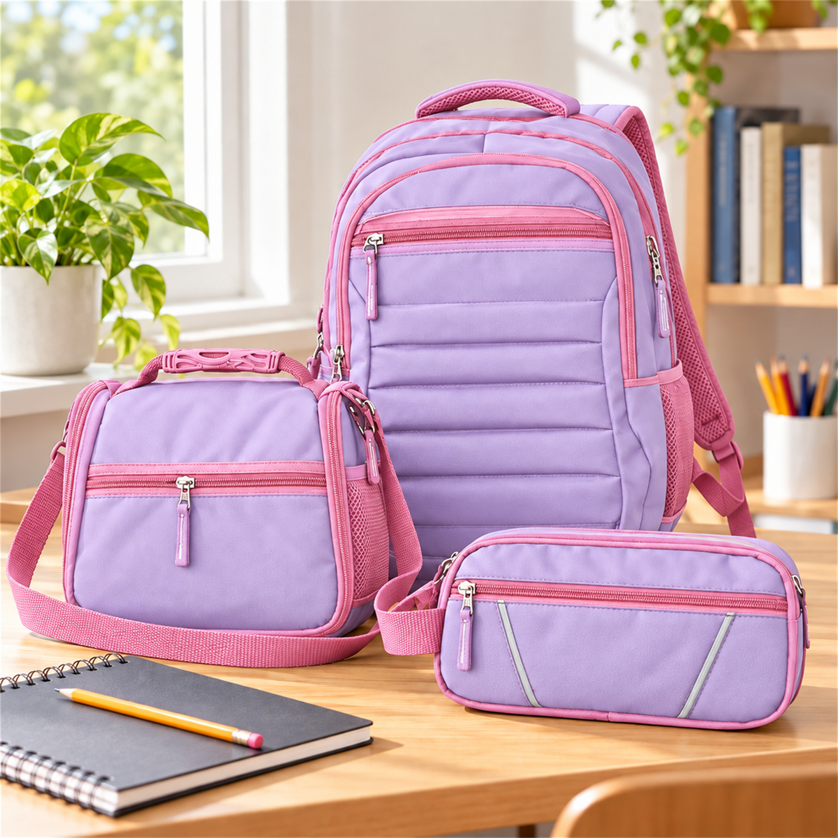 Morral Tipo Totto 3 en 1 con Lonchera y Cartuchera — imagen 49