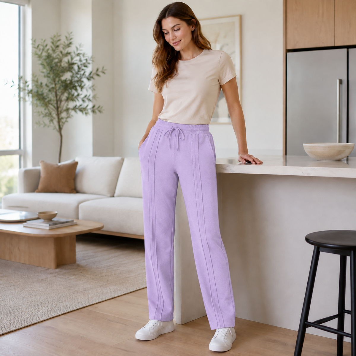 Pantalón Jogger de Dama — 3 pespuntes y tallas S a 3XL — imagen 35