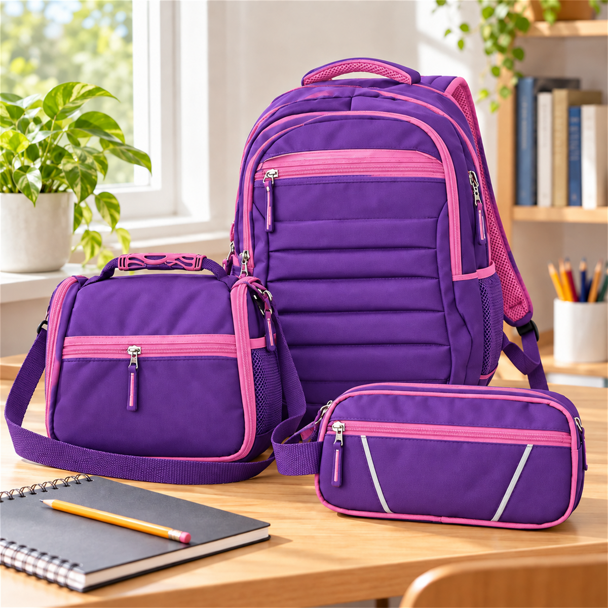 Morral Tipo Totto 3 en 1 con Lonchera y Cartuchera — imagen 51