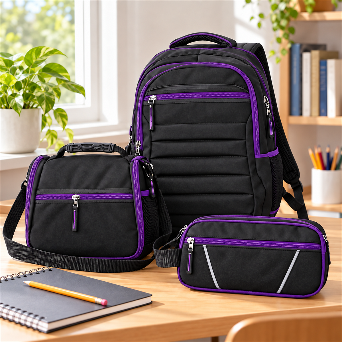 Morral Tipo Totto 3 en 1 con Lonchera y Cartuchera — imagen 58