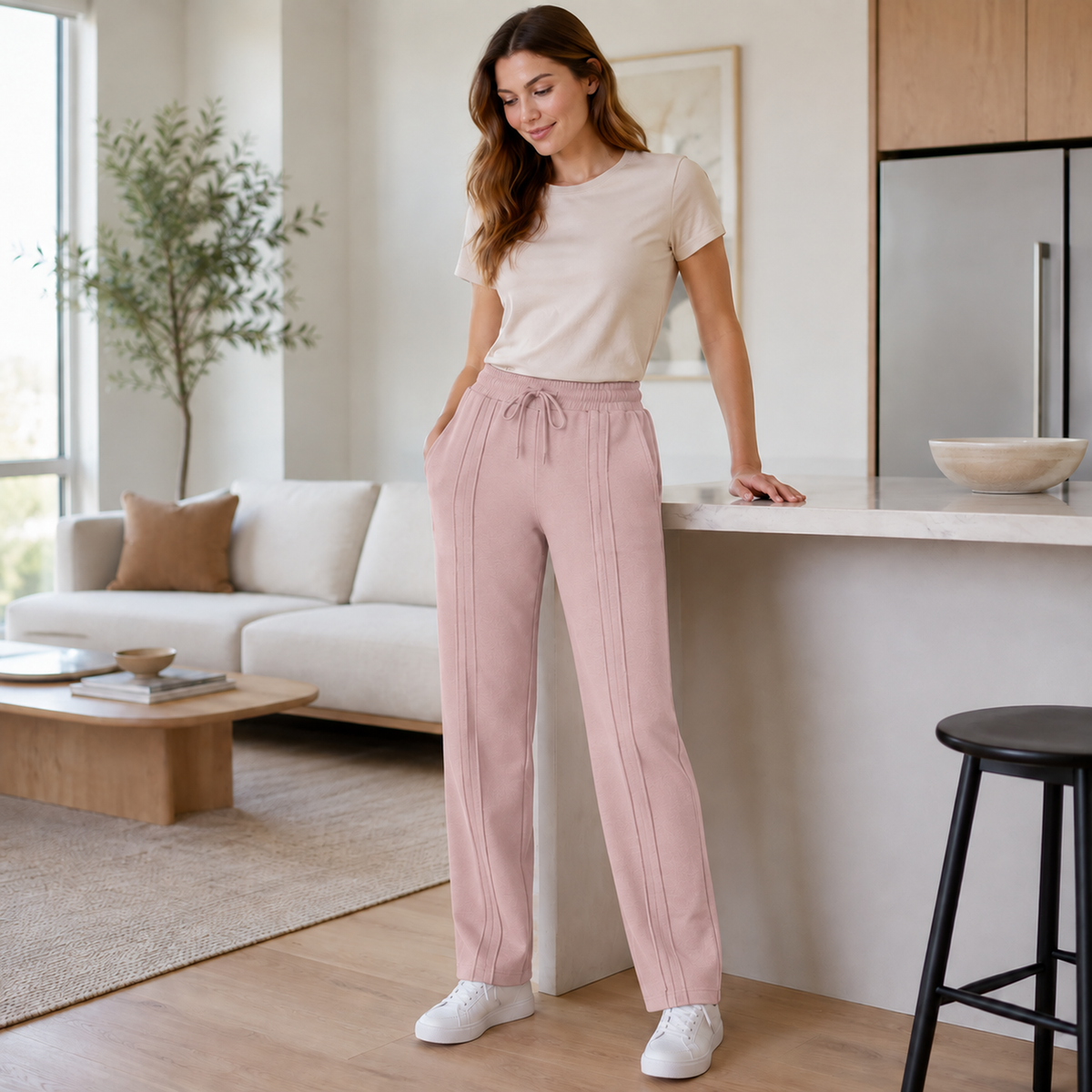 Pantalón Jogger de Dama — 3 pespuntes y tallas S a 3XL — imagen 38