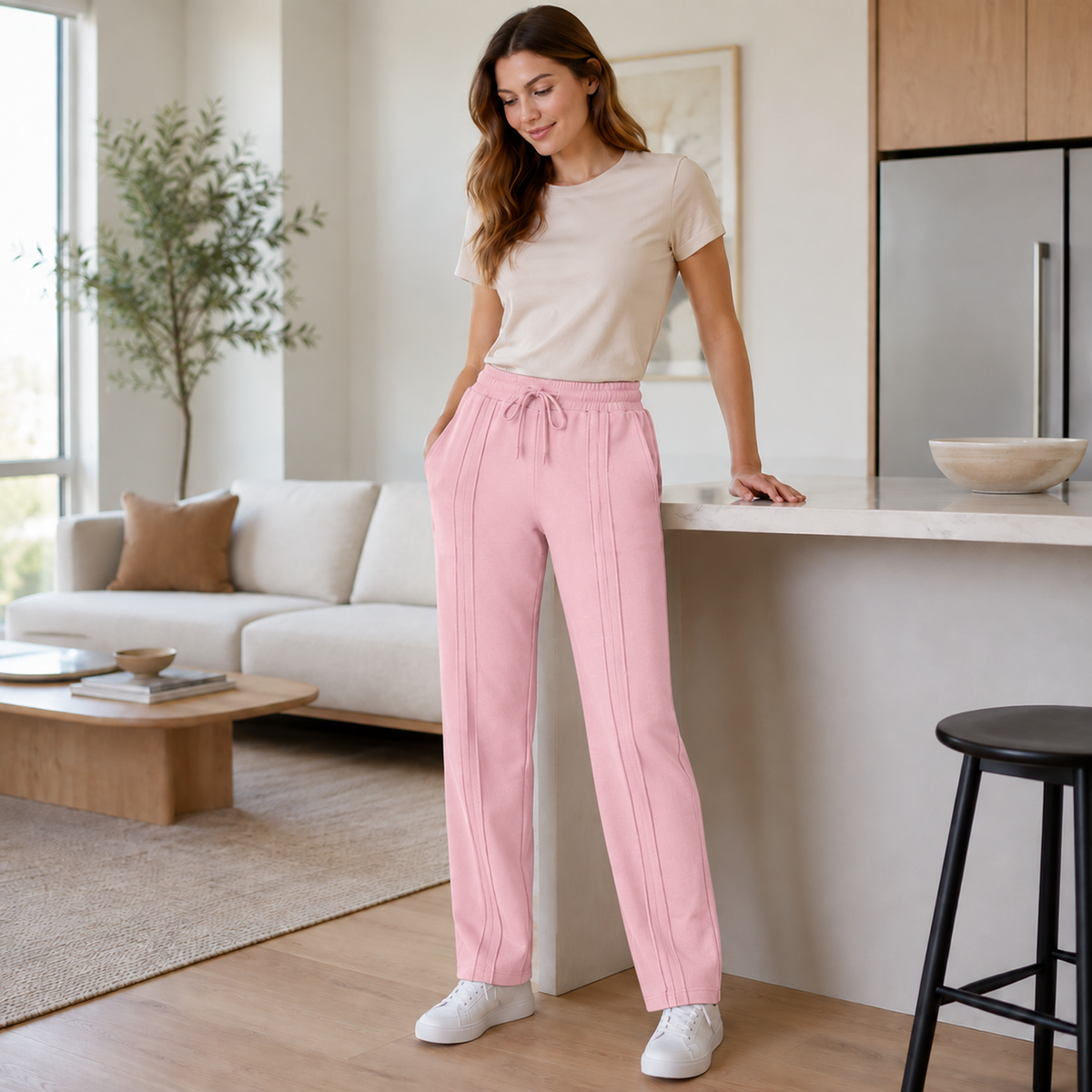 Pantalón Jogger de Dama — 3 pespuntes y tallas S a 3XL — imagen 40