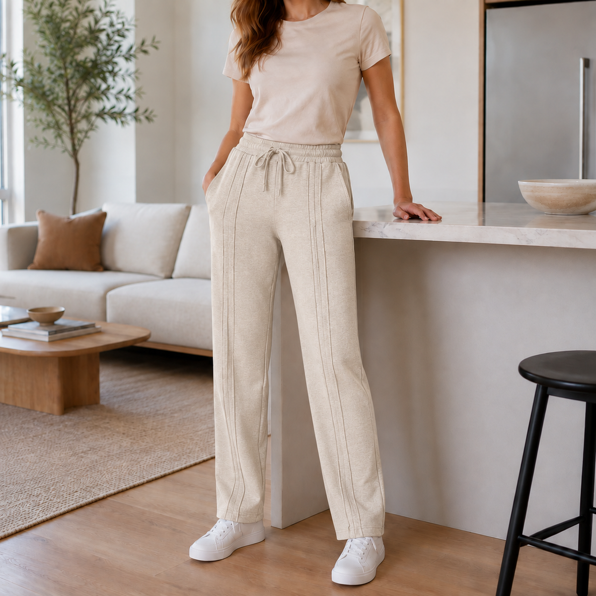 Pantalón Jogger de Dama — 3 pespuntes y tallas S a 3XL — imagen 45