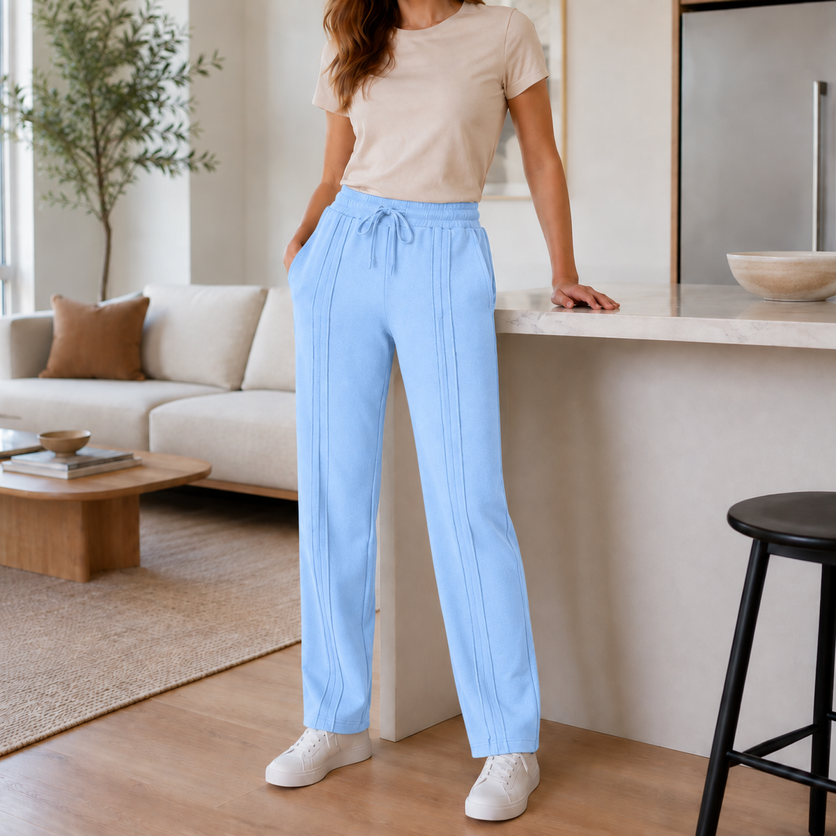 Pantalón Jogger de Dama — 3 pespuntes y tallas S a 3XL — imagen 46