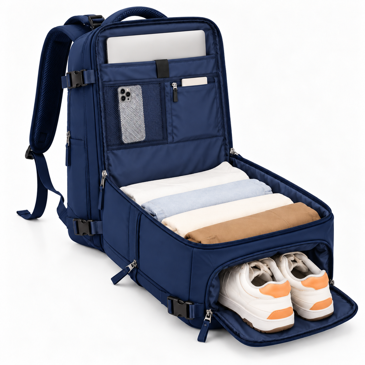 Mochila de Viaje con Compartimentos para Portátil y Zapatos — imagen 27