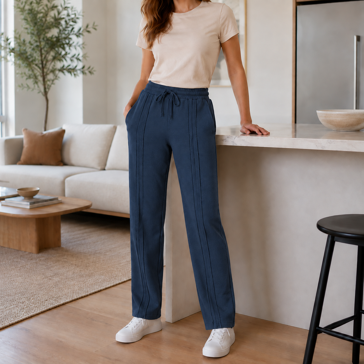 Pantalón Jogger de Dama — 3 pespuntes y tallas S a 3XL — imagen 47