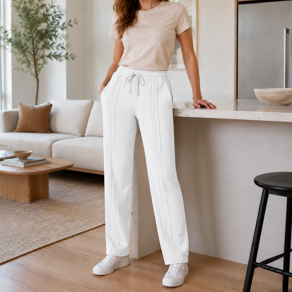 Pantalón Jogger de Dama — 3 pespuntes y tallas S a 3XL — imagen 50