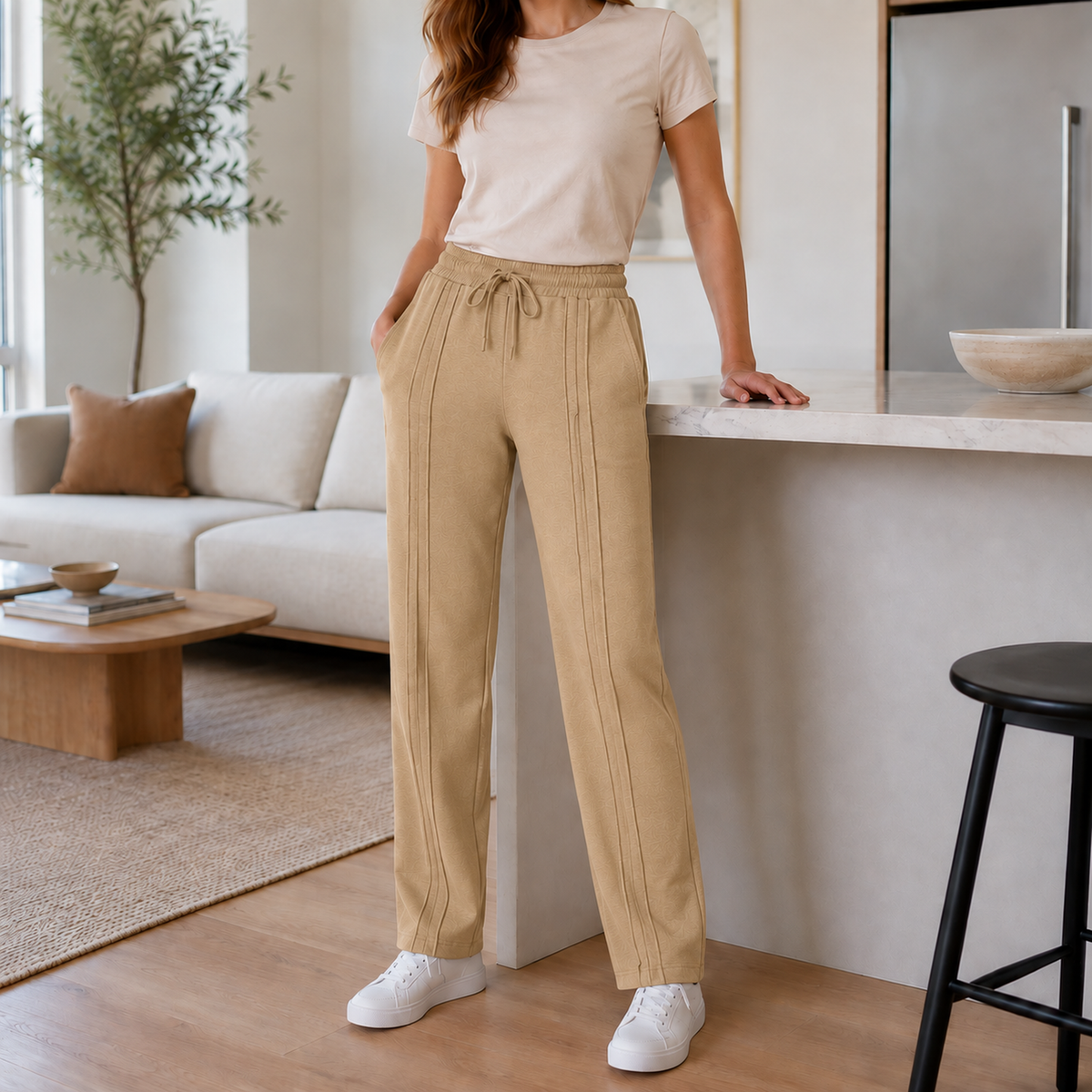 Pantalón Jogger de Dama — 3 pespuntes y tallas S a 3XL — imagen 51