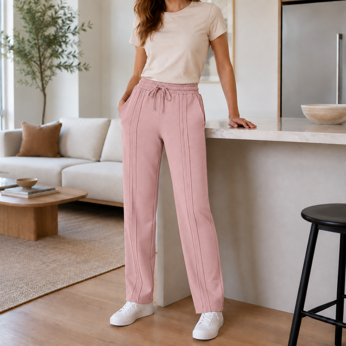 Pantalón Jogger de Dama — 3 pespuntes y tallas S a 3XL — imagen 58