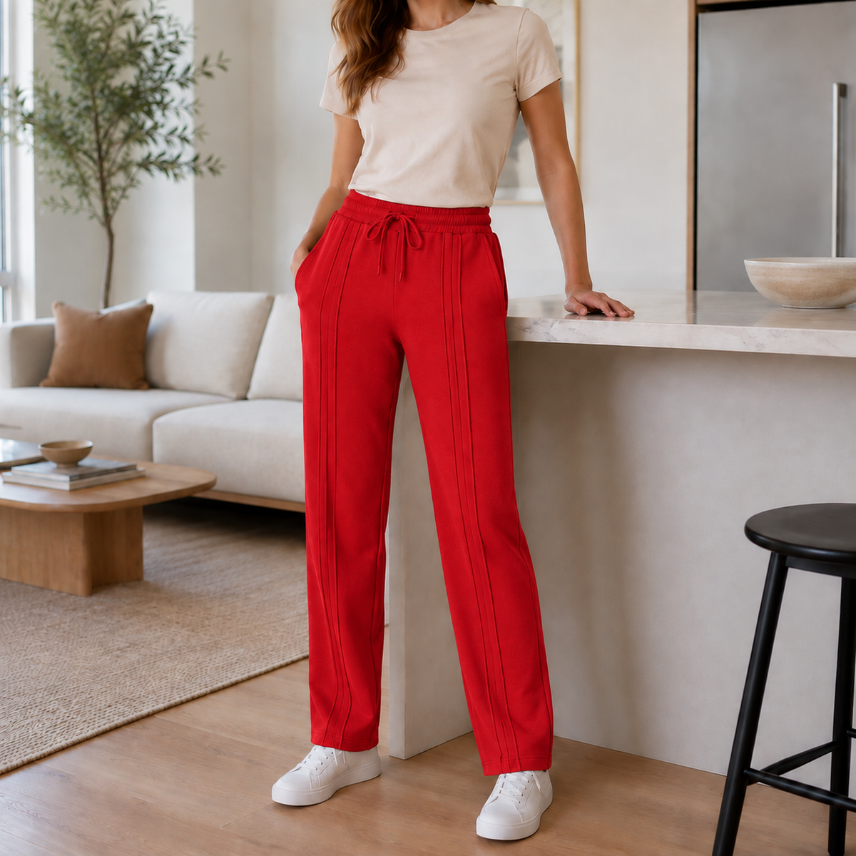 Pantalón Jogger de Dama — 3 pespuntes y tallas S a 3XL — imagen 59