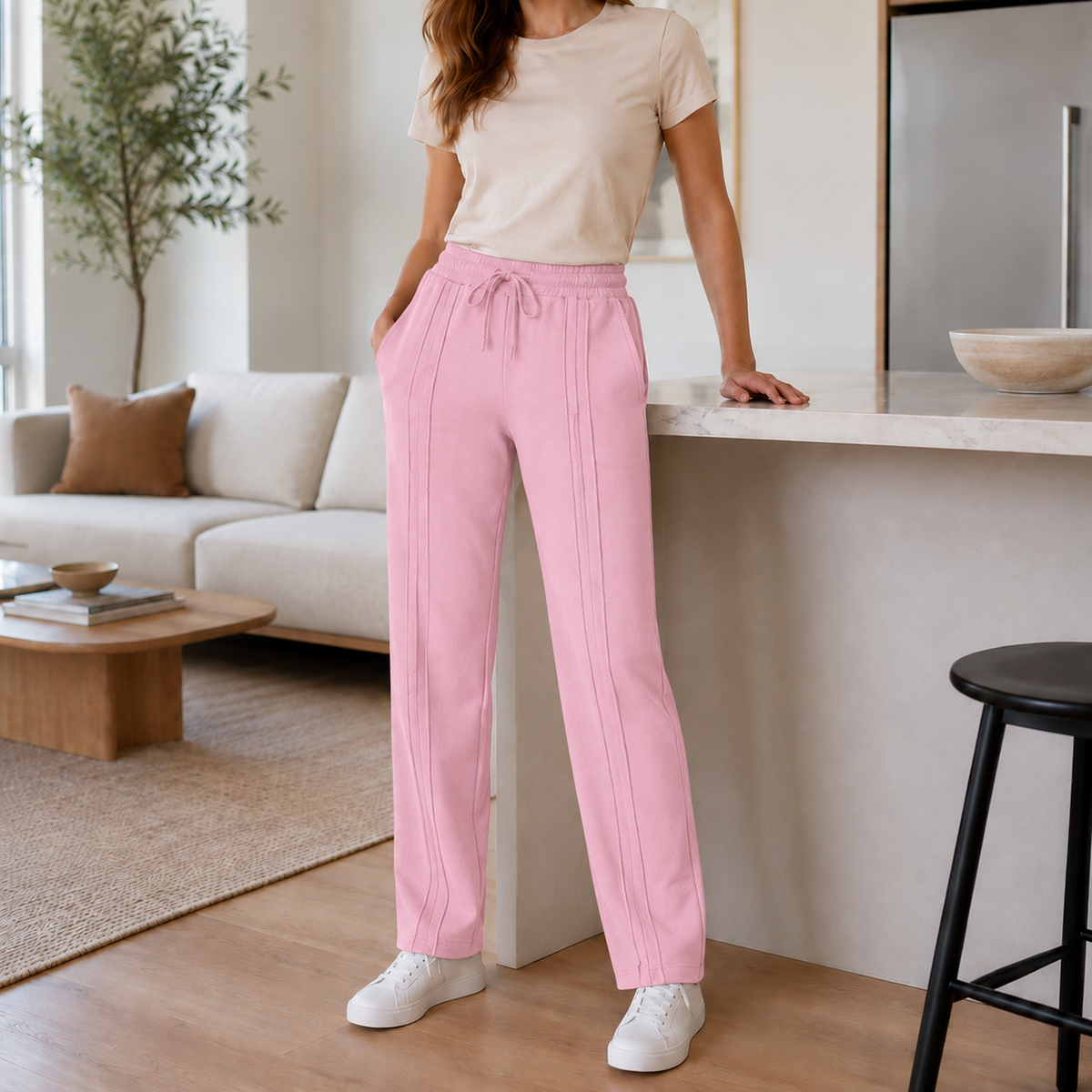 Pantalón Jogger de Dama — 3 pespuntes y tallas S a 3XL — imagen 60
