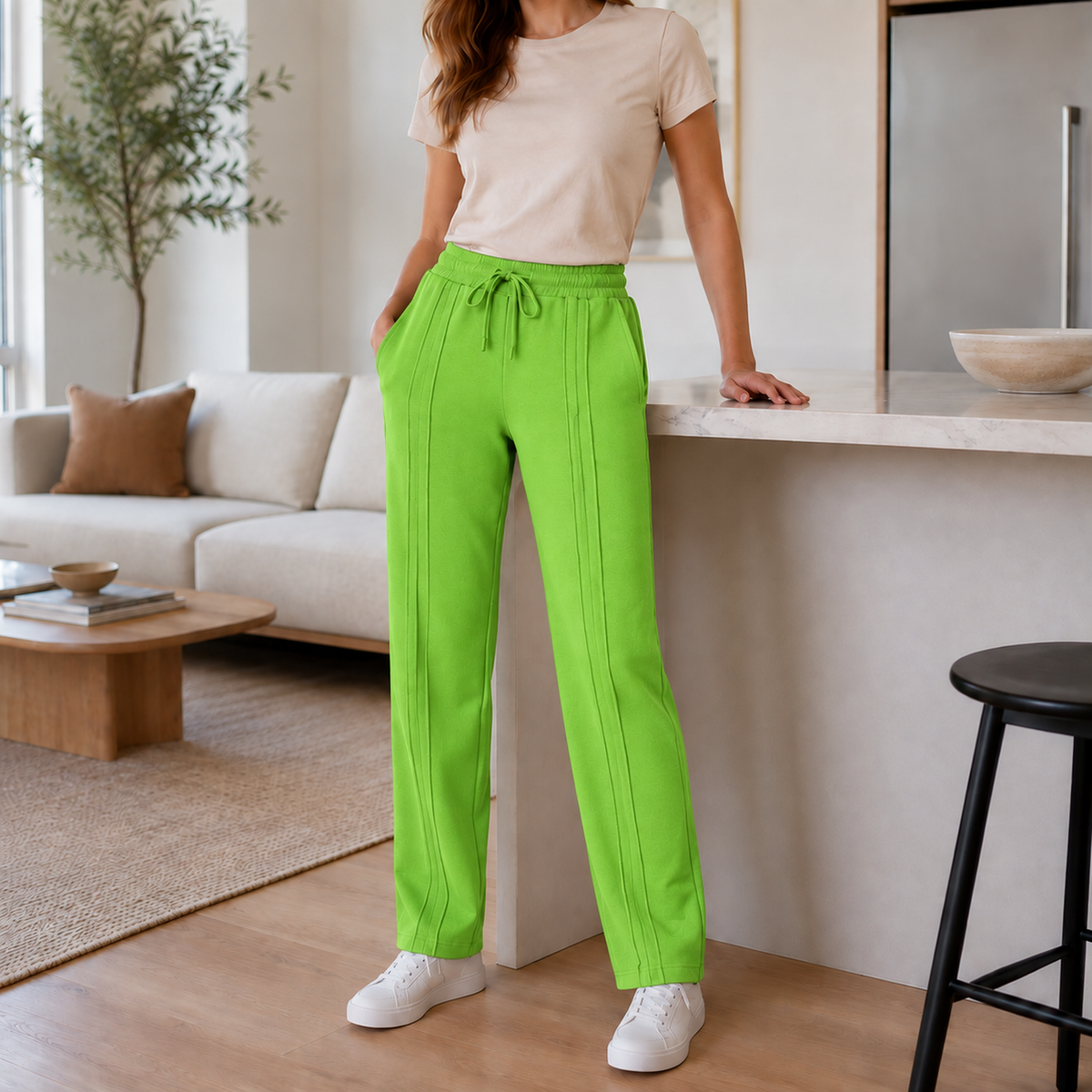 Pantalón Jogger de Dama — 3 pespuntes y tallas S a 3XL — imagen 61