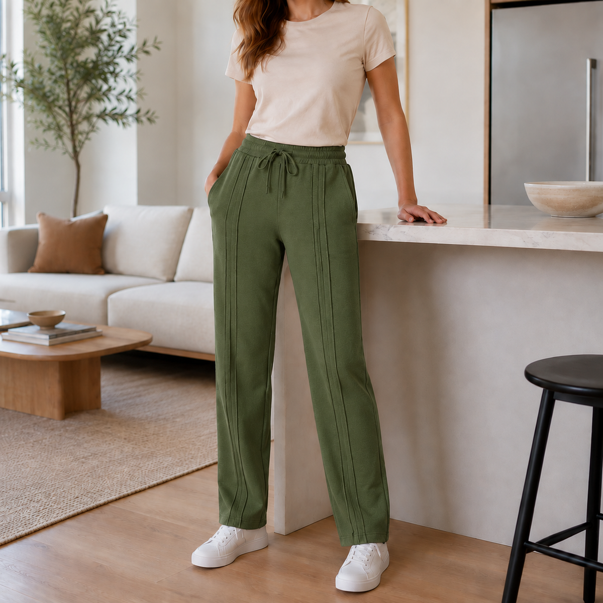 Pantalón Jogger de Dama — 3 pespuntes y tallas S a 3XL — imagen 63