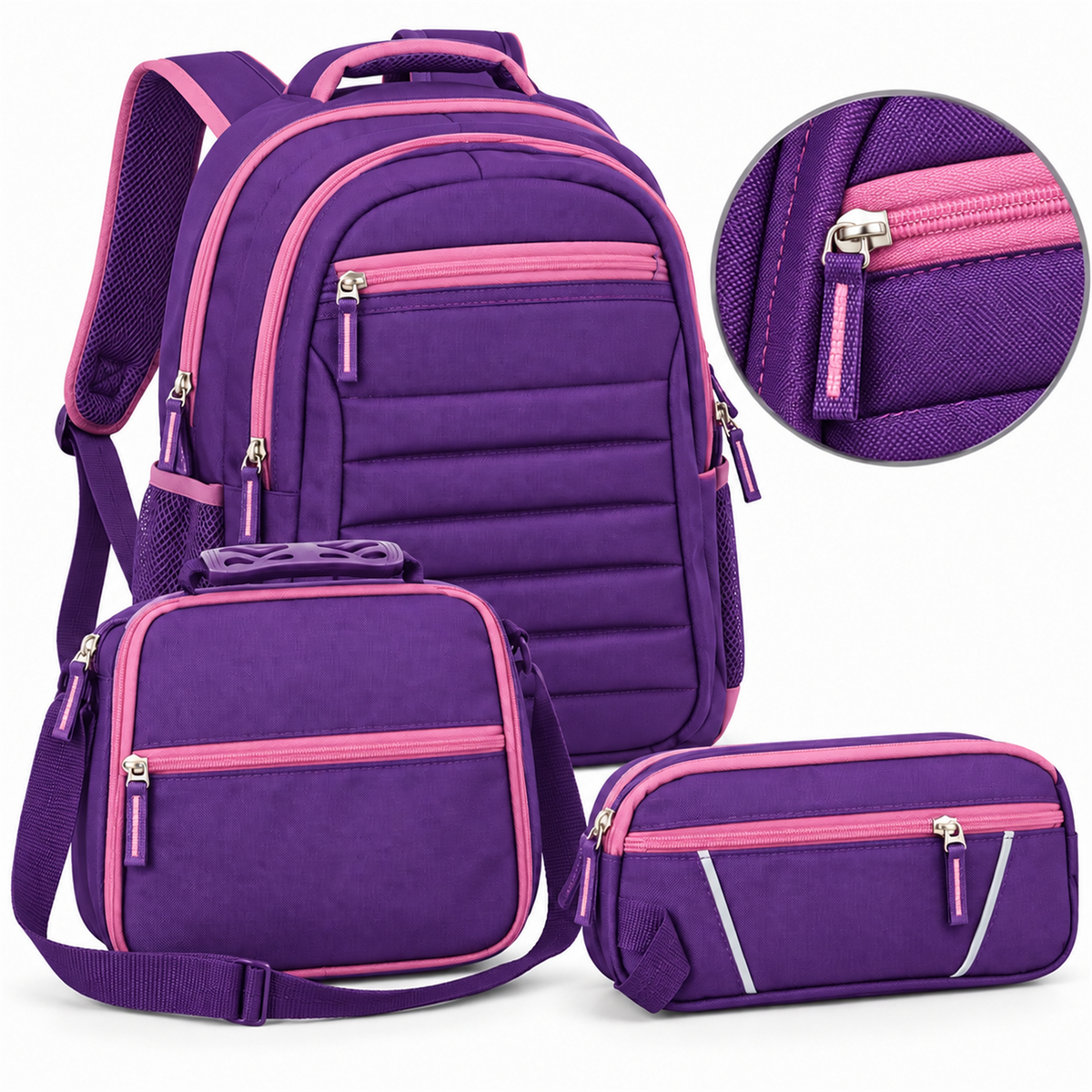 Morral Tipo Totto 3 en 1 con Lonchera y Cartuchera — imagen 113