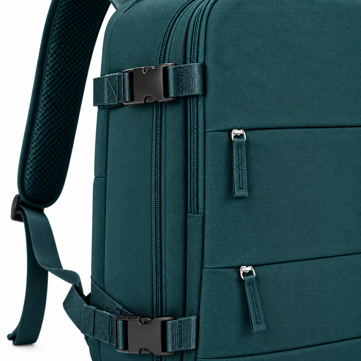 Mochila de viaje con compartimentos para portátil y zapatos