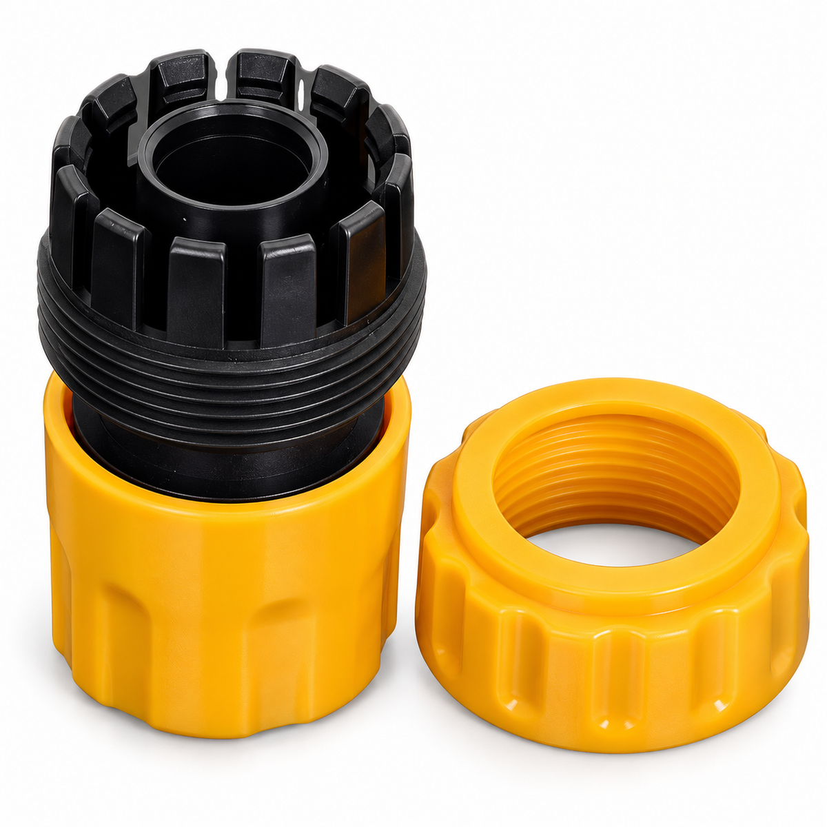 Conector rápido de plástico para manguera