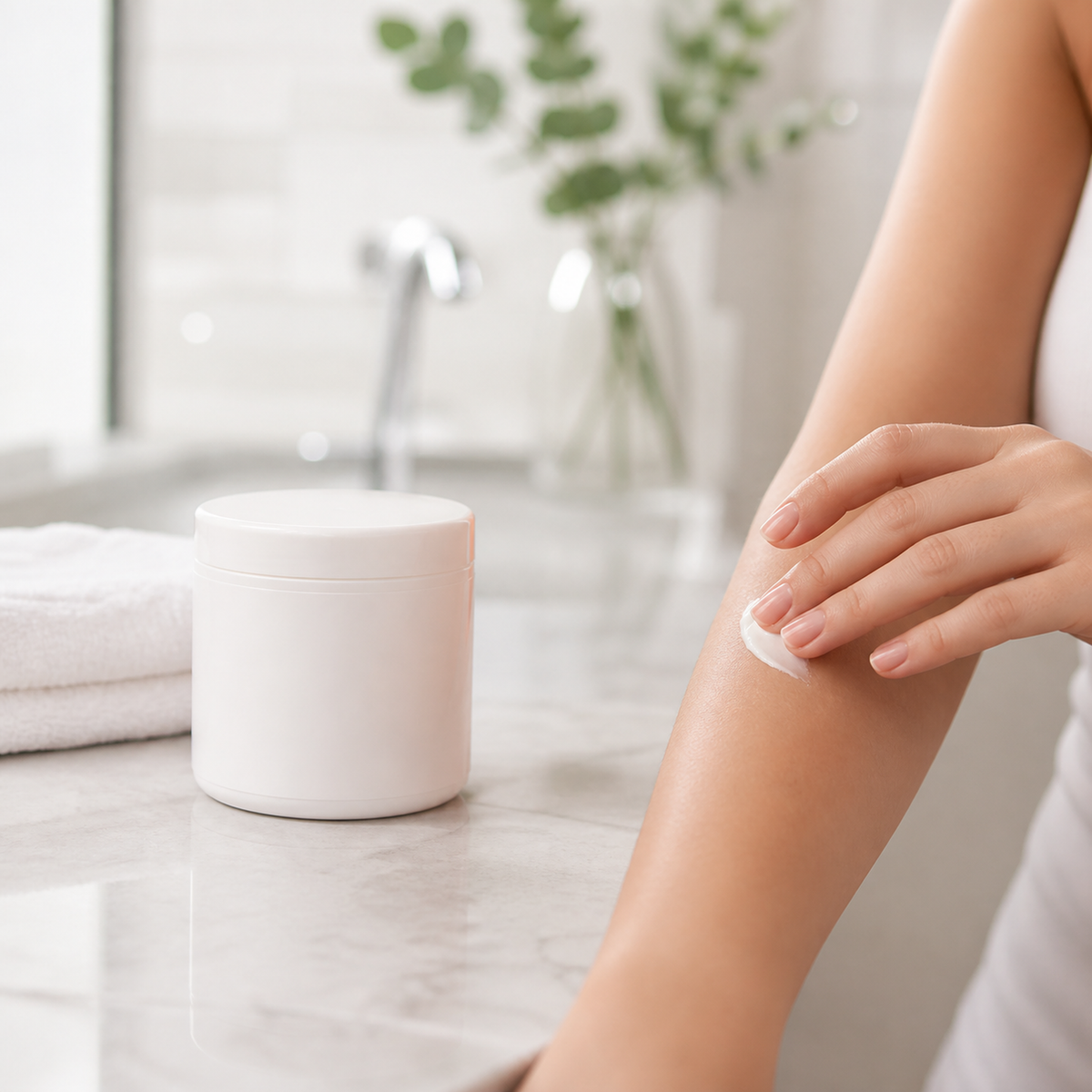 Crema Skin Firming — niacinamida y péptidos, rostro y cuerpo