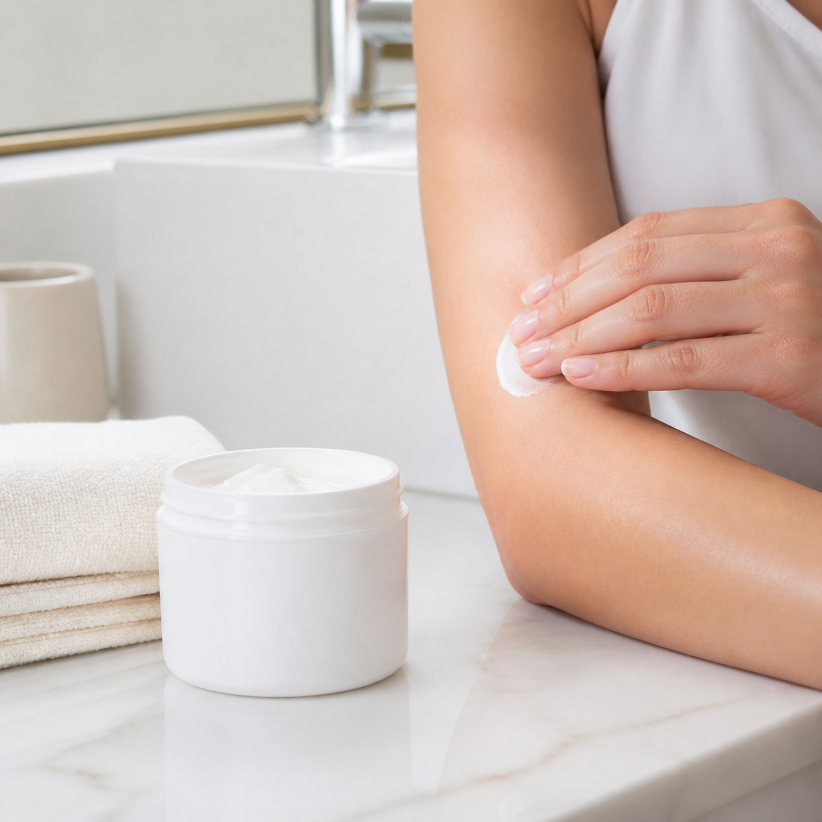 Crema Skin Firming — niacinamida y péptidos, rostro y cuerpo