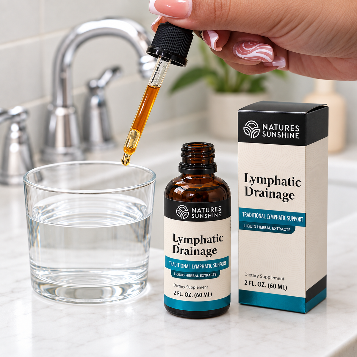 Gotas Drenaje Linfático — tónico herbal líquido — imagen 3