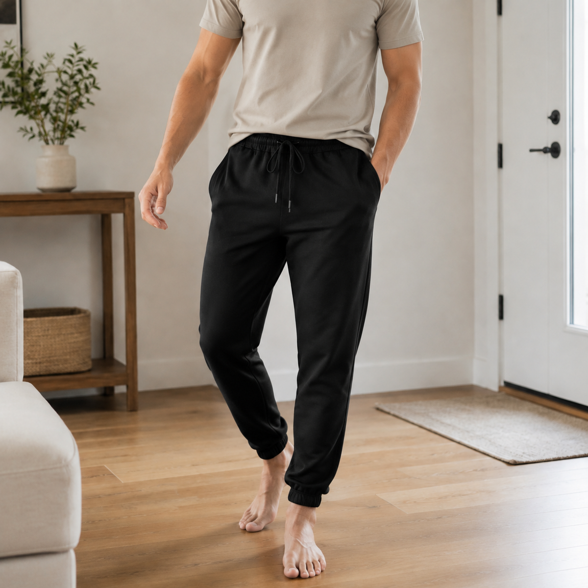 Pantalón Jogger Hombre — ajuste en pretina — imagen 3