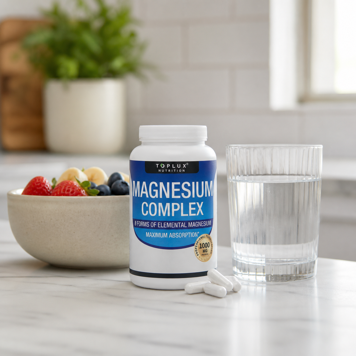 Magnesium Complex — 8 formas de magnesio, 1000 mg por porción