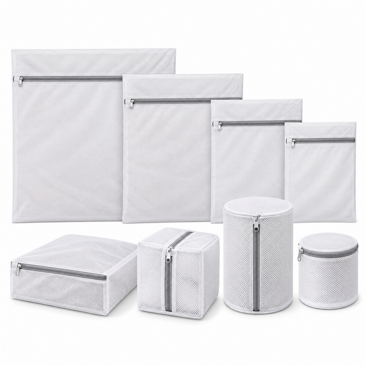 Set de 8 bolsas de malla para lavadora