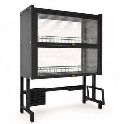 Escurridor Doble Tapa 65 cm sobre Fregadero