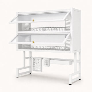 Escurridor Loza 85 cm con Tapa 2 Niveles