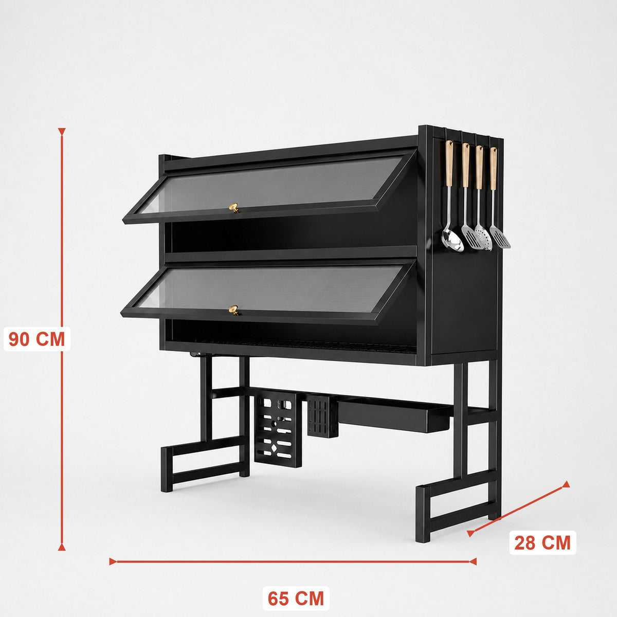 Escurridor Doble Tapa 65 cm + Juego de Cuchillos — imagen 6