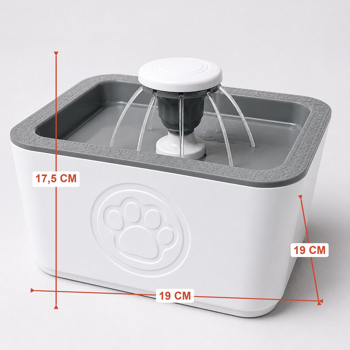 Fuente de Agua para Mascotas 2,5 L — Chorro Múltiple — imagen 6
