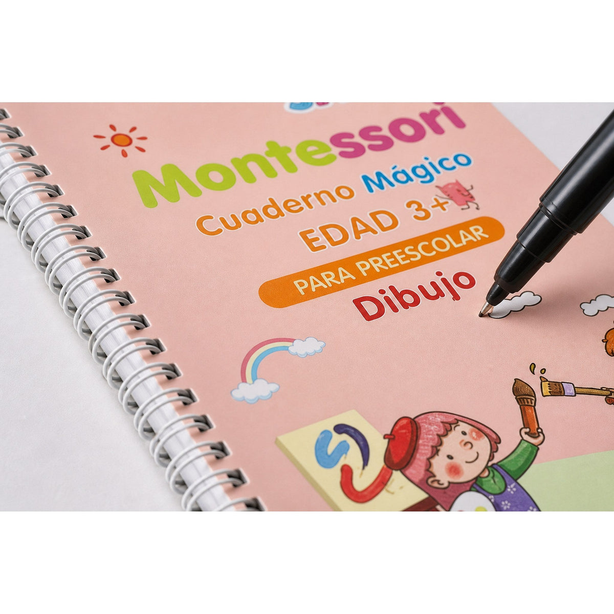 Libros Montessori de Caligrafía — 4 tomos de 64 páginas