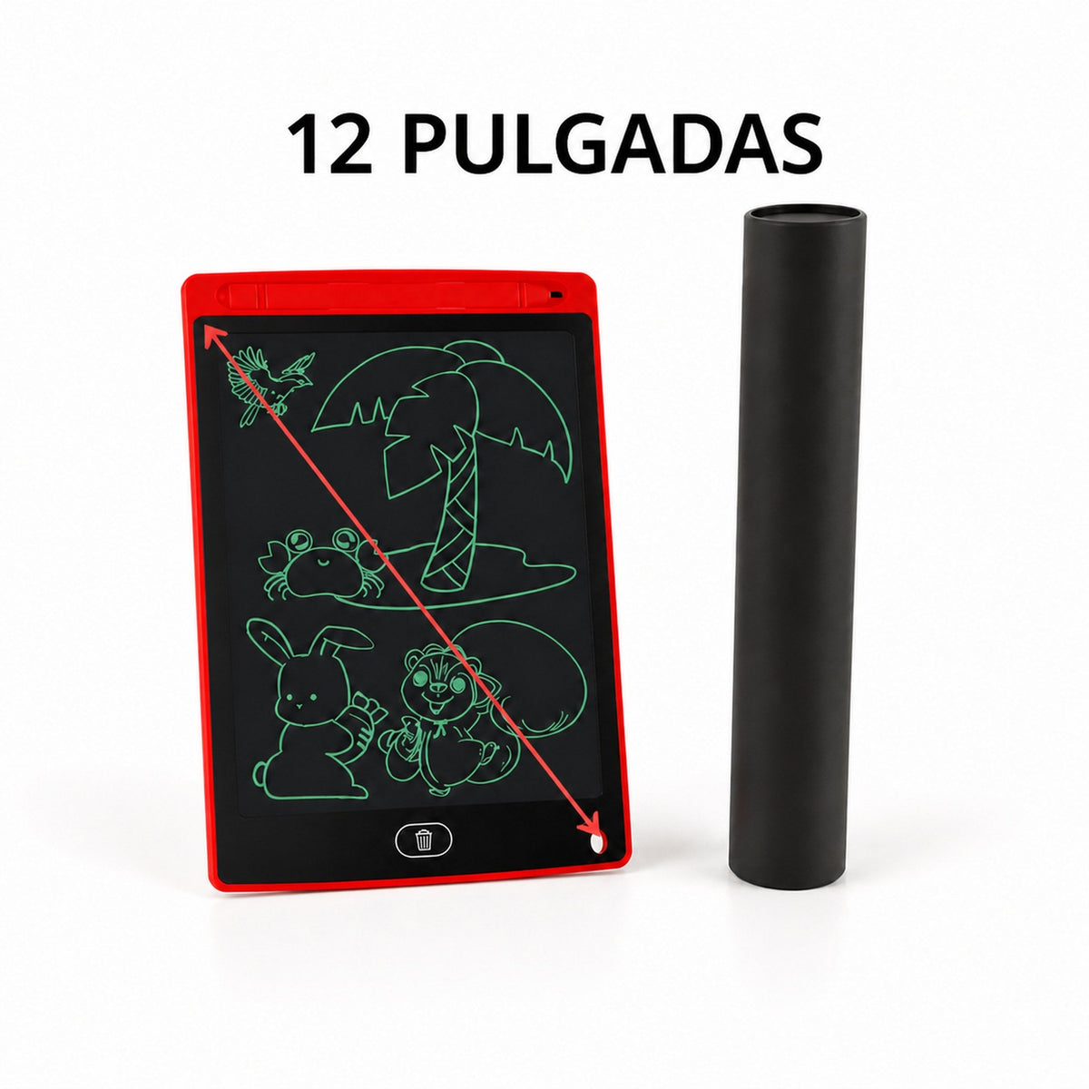Pizarra Mágica LCD 12" + Rollo de Póster para Dibujar — imagen 6