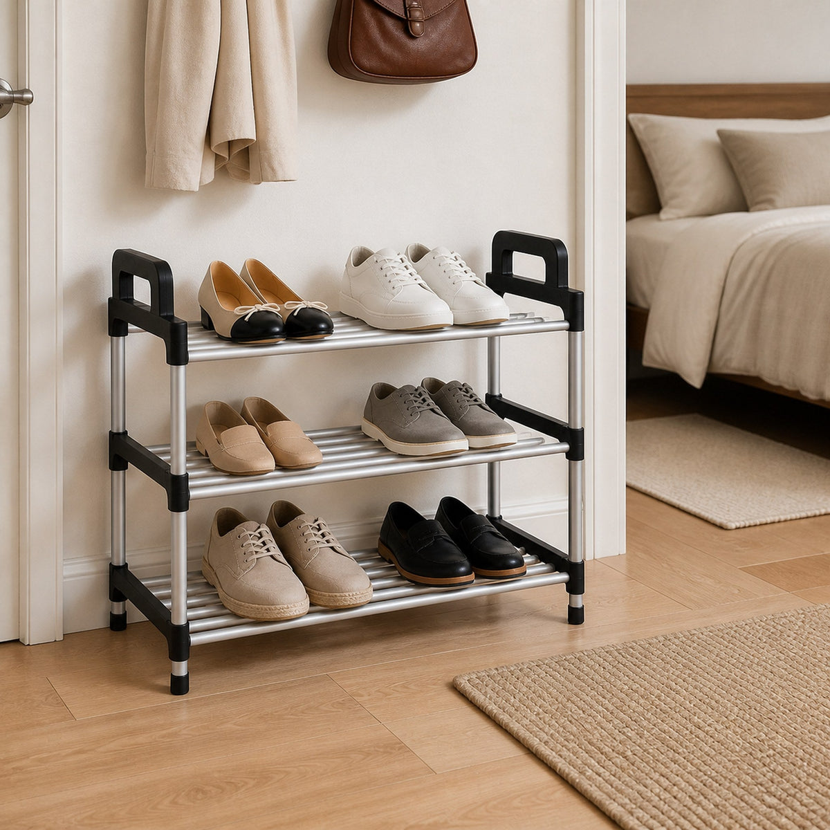 Organizador Zapatero 3 Niveles — hasta 9 pares — imagen 3