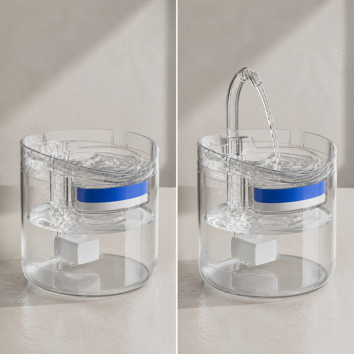 Fuente de Agua para Mascotas Tipo Grifo — Silenciosa — 03-beneficio