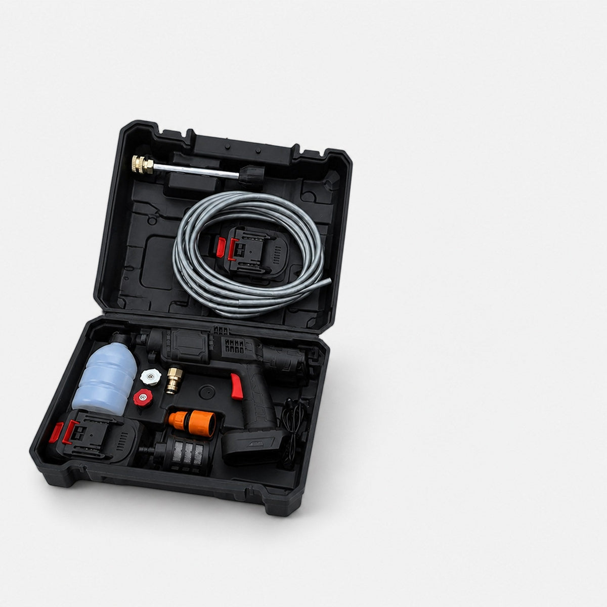 Combo Hidrolavadora Inalámbrica 48 V + Destornillador Eléctrico — 05-tecnica